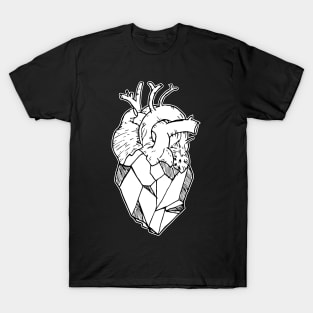 Frail Geometric Heart Hand Drawn Art TPinktober2019 T-Shirt